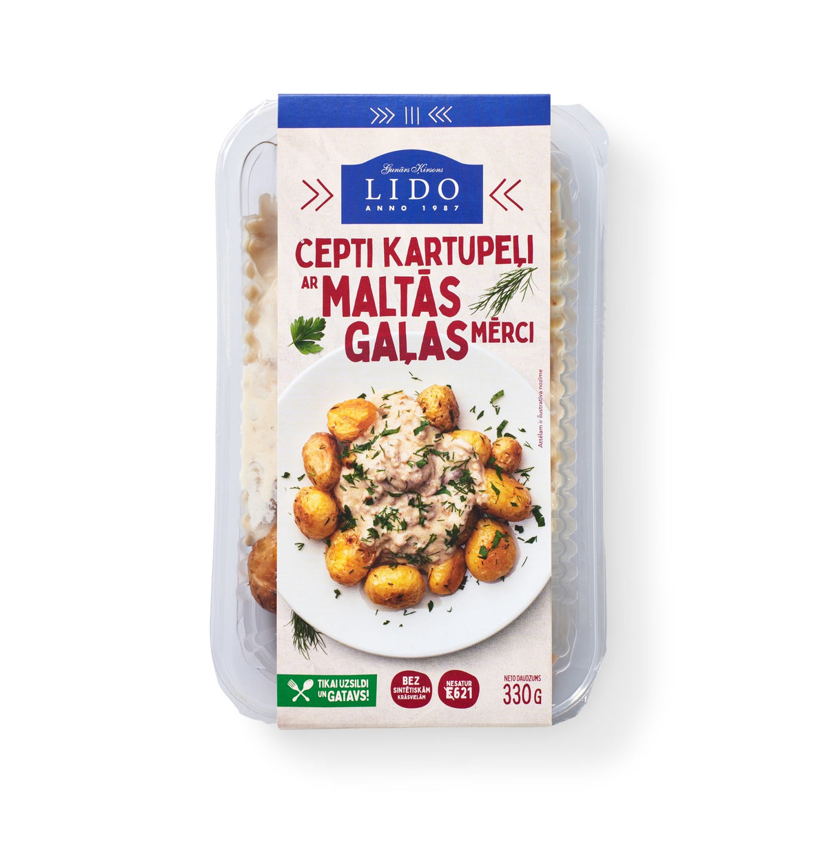 LIDO Cepti kartupeļi ar maltās gaļas mērci 330g