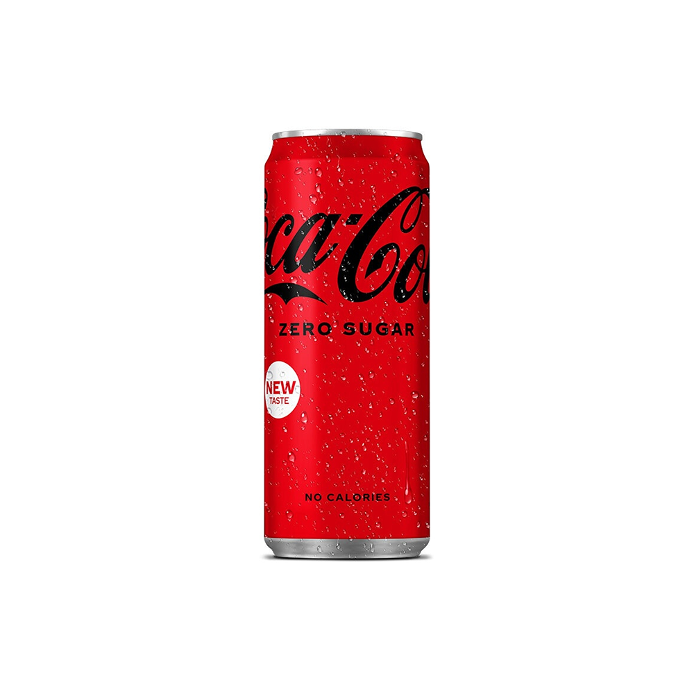 Gāzēts dzēriens Coca Cola Zero ar saldinātāju 0,33l