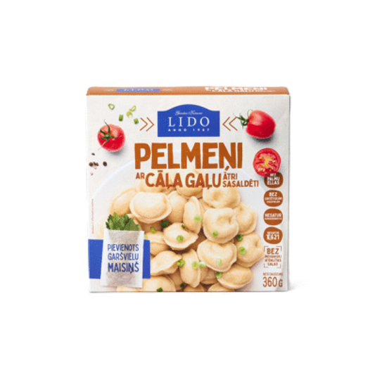 Pelmeņi Lido ar cāļa gaļu 360g