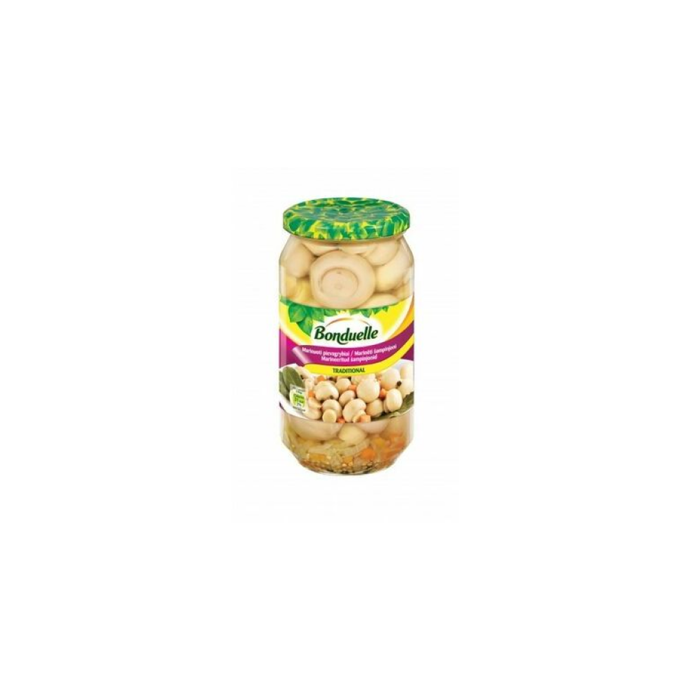 Marinēti šampinjoni Bonduelle Traditional 540g/290g