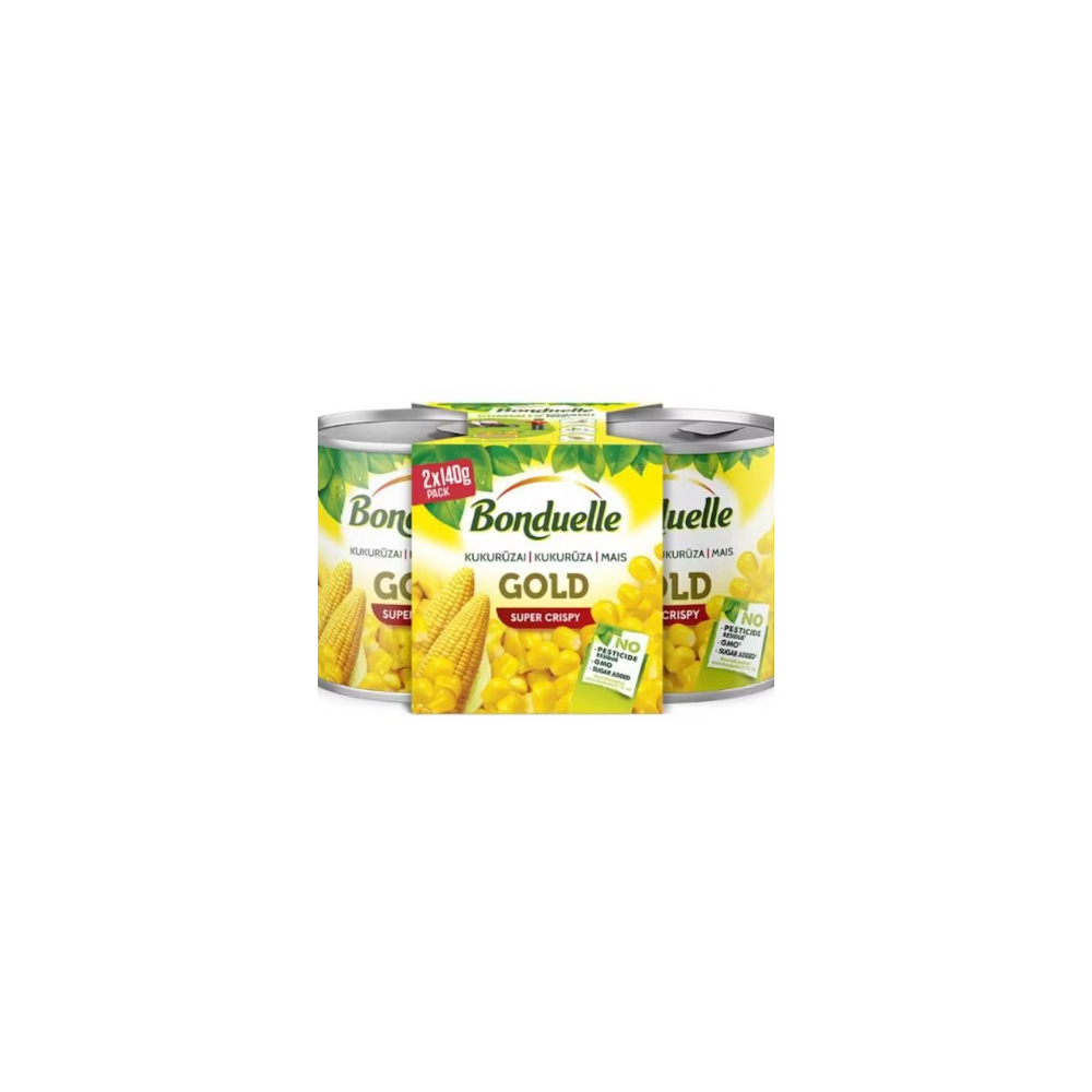 Kukurūza Bonduelle 212ml x 2gb. DUO paka