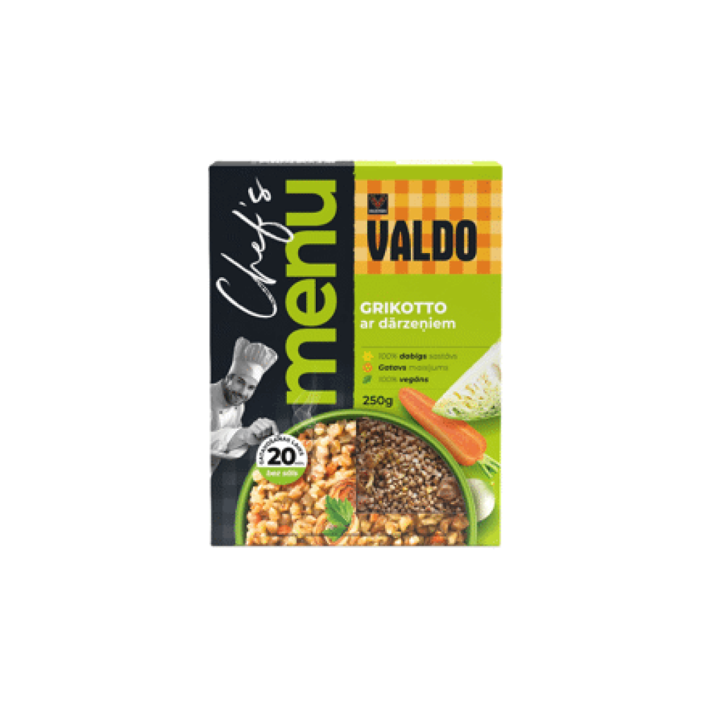 Grikotto VALDO ar dārzeņiem 250g