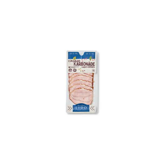Cūkgaļas karbonāde k/k šķēlēs 100g, Lido