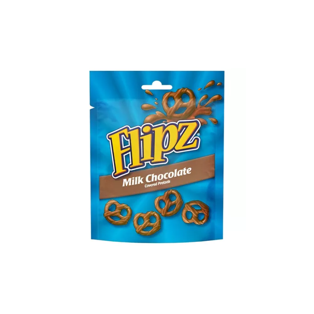 FLIPZ Milk Chocolate Coated pretzels 90g