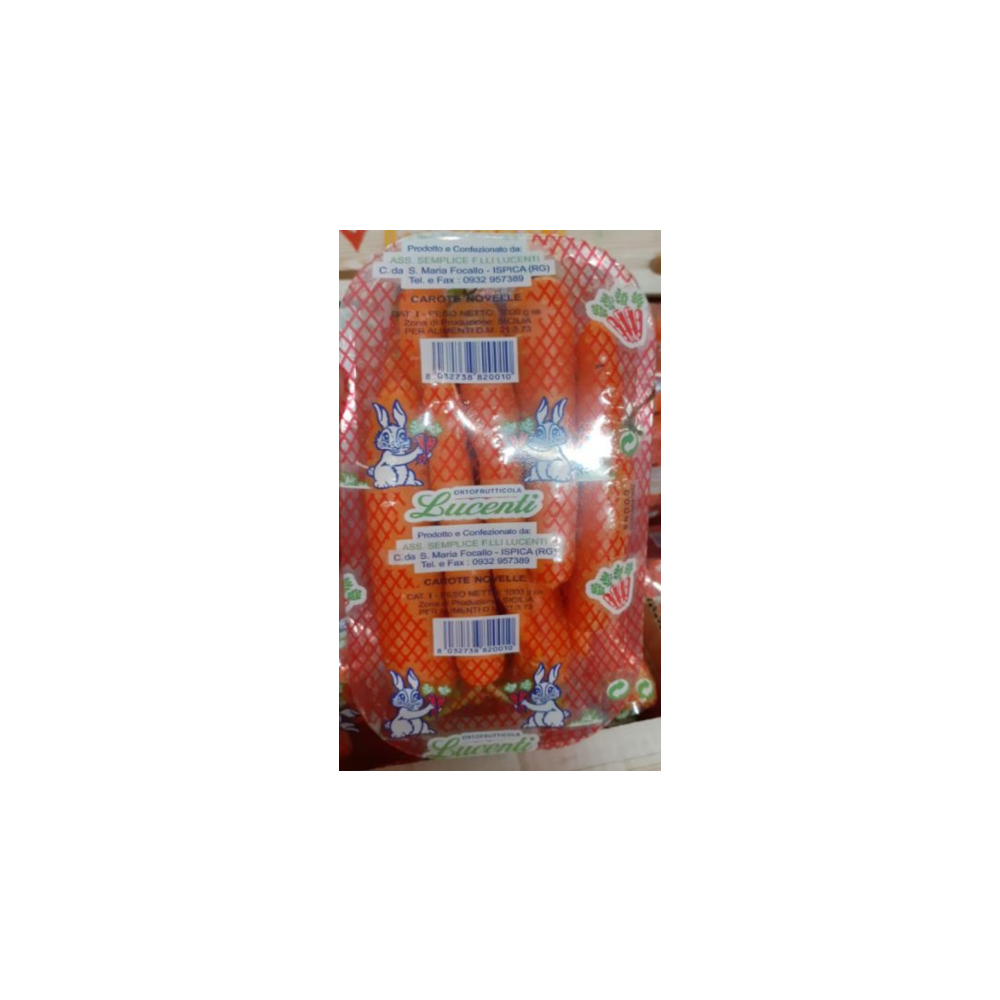 Burkāni fasēti, 1kg, 2. šķ., gab