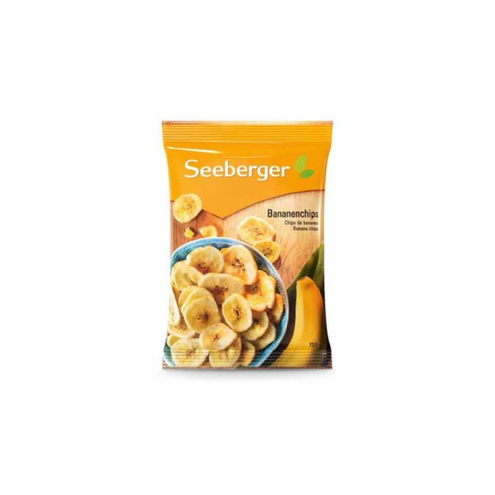 Čipsi banānu Seeberger 150g