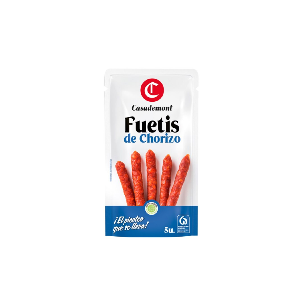 Desiņas Fuetis chorizo, 50g, Casademont