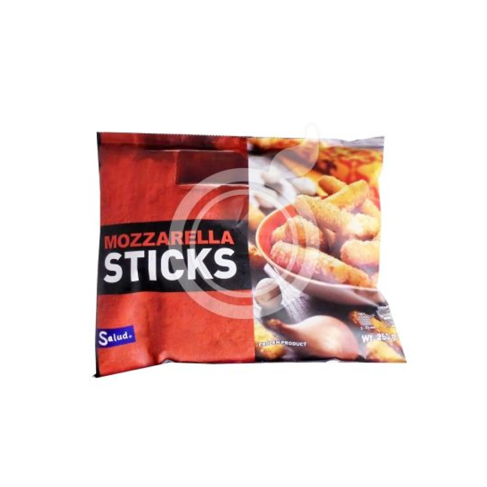 Uzkoda siera Mozzarellas nūjiņas, panējumā, sald., 250g, Salud