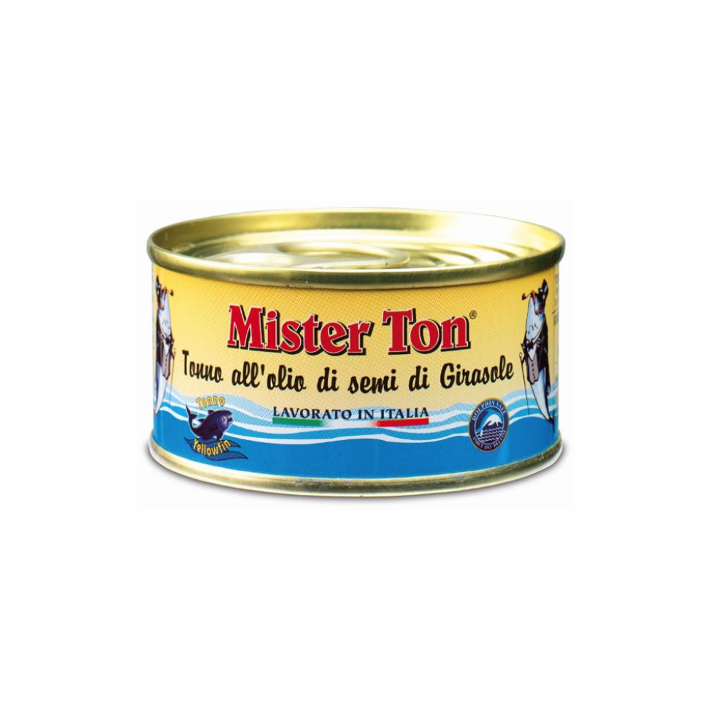 Tunzivs Dzeltenspuru, gabaliņi (chunks), eļļā, 160g, Mister Ton