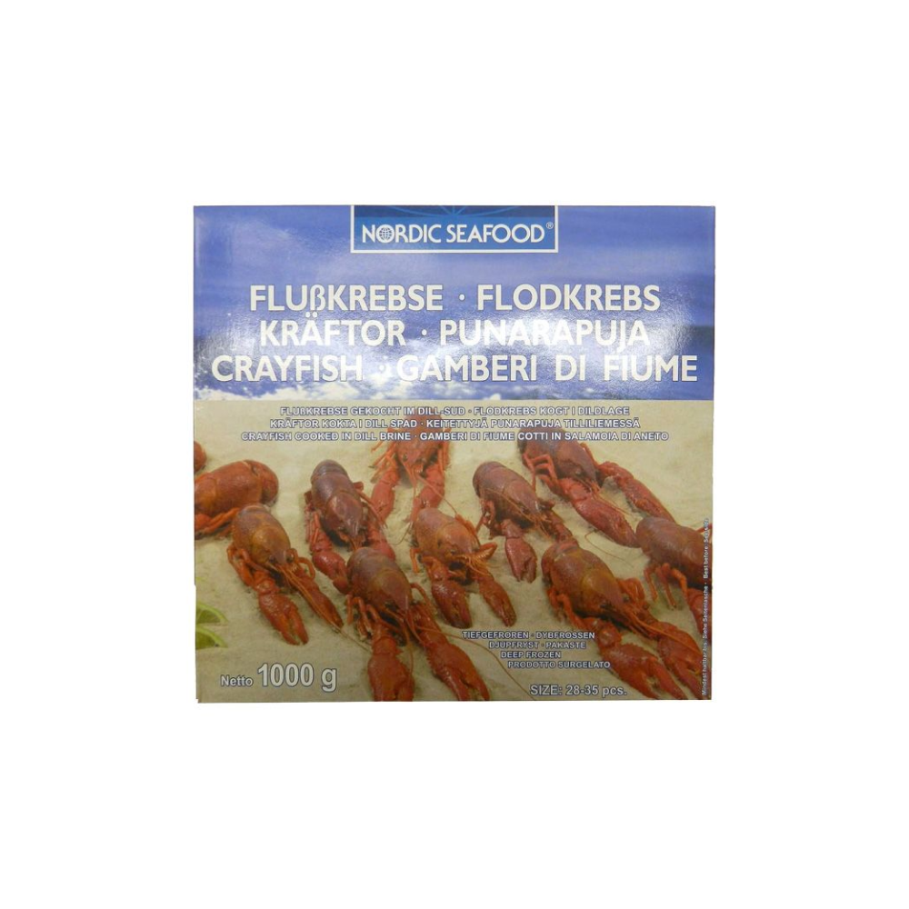 Vēži, diļļu marinādē, 28/35, sald., 1kg, Nordic Seafood