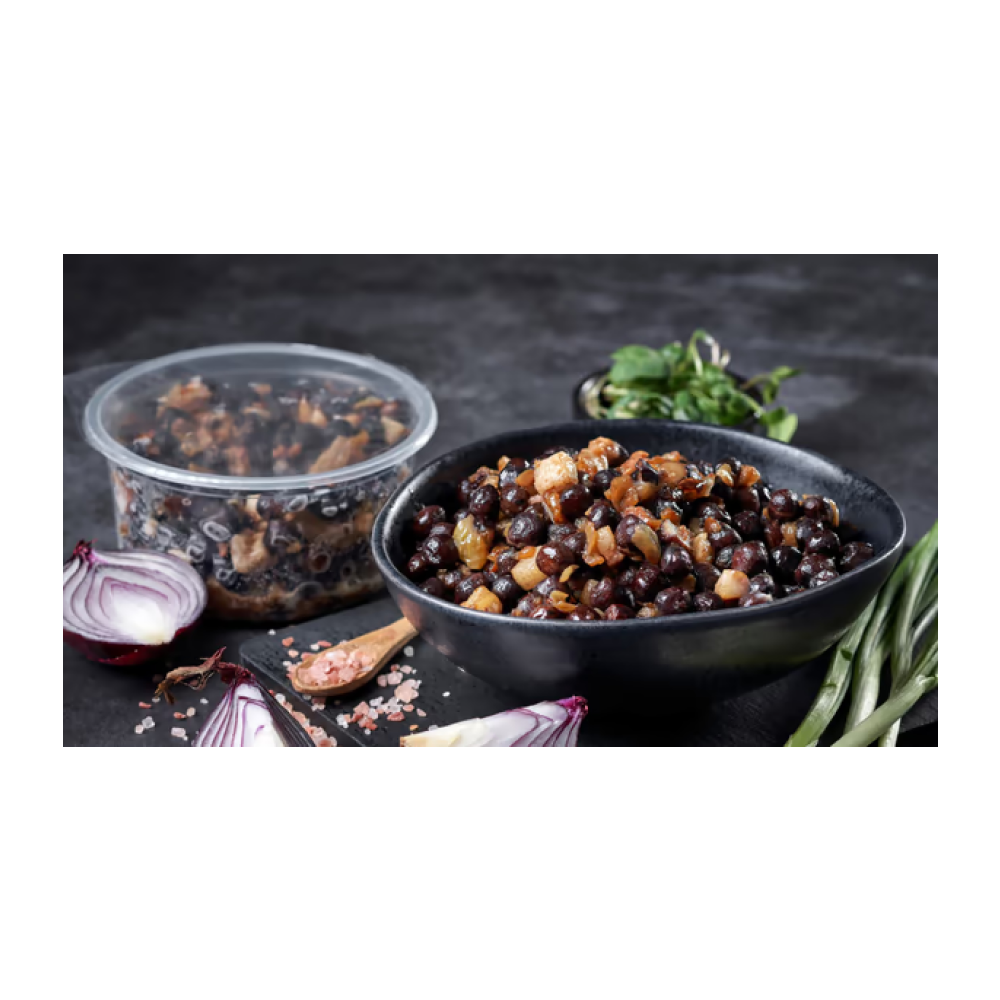 Pelēkie zirņi ar speķi un sīpoliem 300g