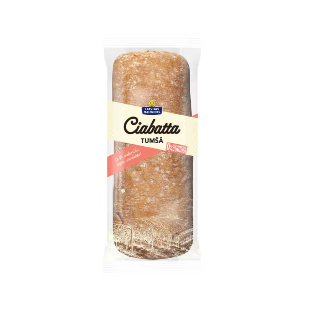 Ciabatta Latvijas Maiznieks tumšā 250g