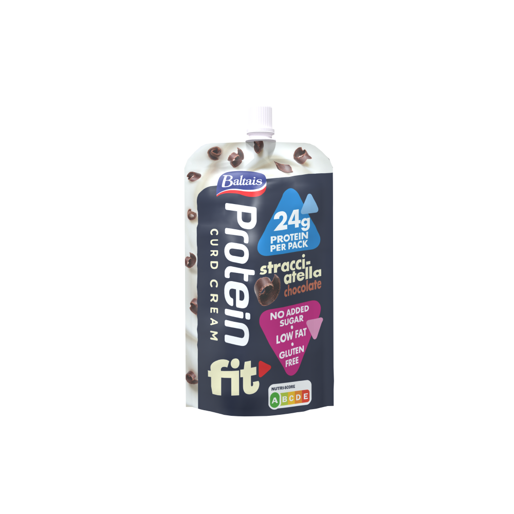Biezpiena krēms Protein BALTAIS Stracciatella 200g