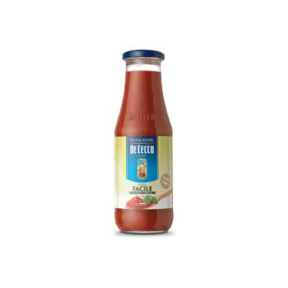 Biezenis tomātu ar baziliku un sīpoliem, 690g, DeCecco