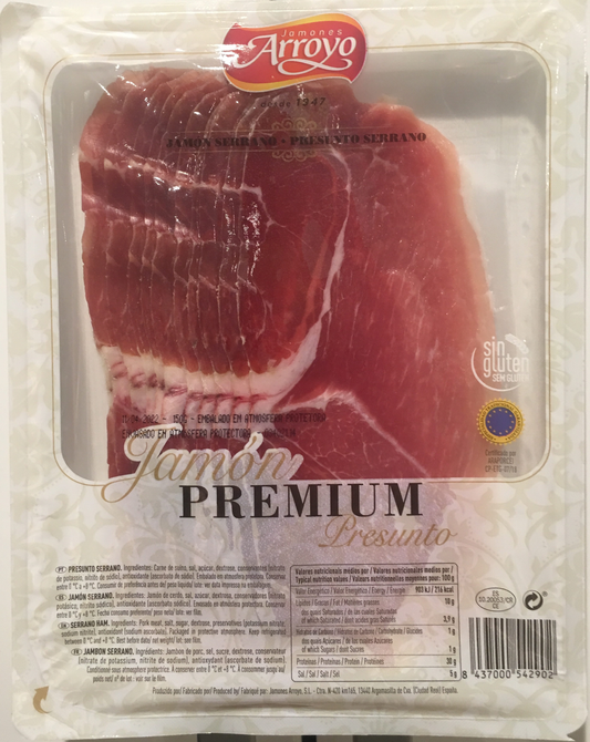 JAMON SERRANO Arroyo 150g