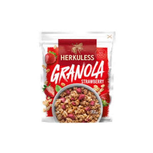 Musli HERKULESS Granola grauzdēts ar zemenēm, 350g