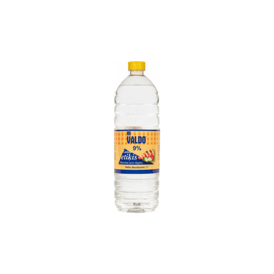 Etiķis galda 9% 1l PET, Valdo