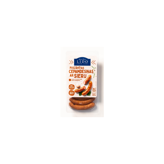 Cepamddesiņas LIDO, ar sieru, pusžāvētas, 300g