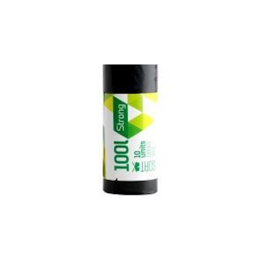 Atkritumu maisi LD 100L, 35mk, 70x90 cm, melni, 10 gab. Sortex