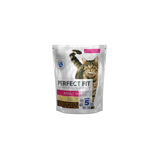 Sausā barība kaķiem Perfect Fit vistas 750g