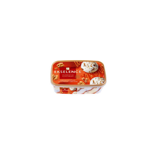 Saldējums Ekselence ar valriekstiem kļavu sīrupu 1l/480g