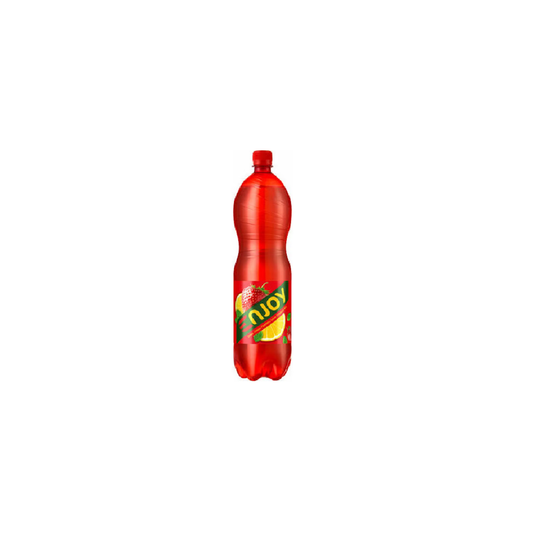 Gāzētais dzēriens Enjoy zemeņu, citrona, piparm. 1,5l