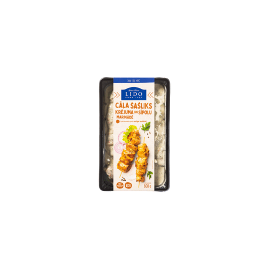 Cāļa šašliks krējuma-sīpolu marinādē LIDO 800g