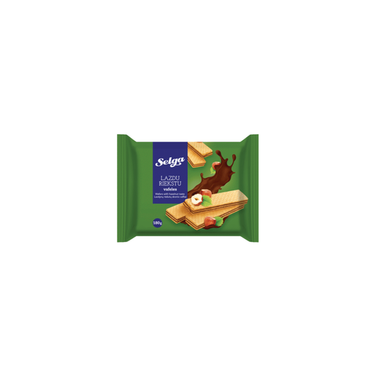 Vafeles Selga ar lazdu riekstu garšu 180g