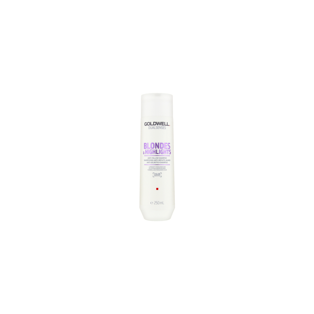 GOLDWELL Dualsenses Blondes&Highlights šampūns blondiem matiem dzelteno toņu neitralizēšanai, 250ml