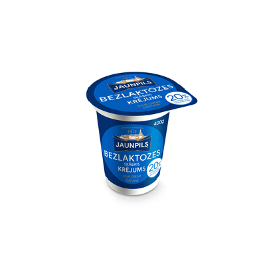 Bezlaktozes sk.krējums ZELTA 20% 400g