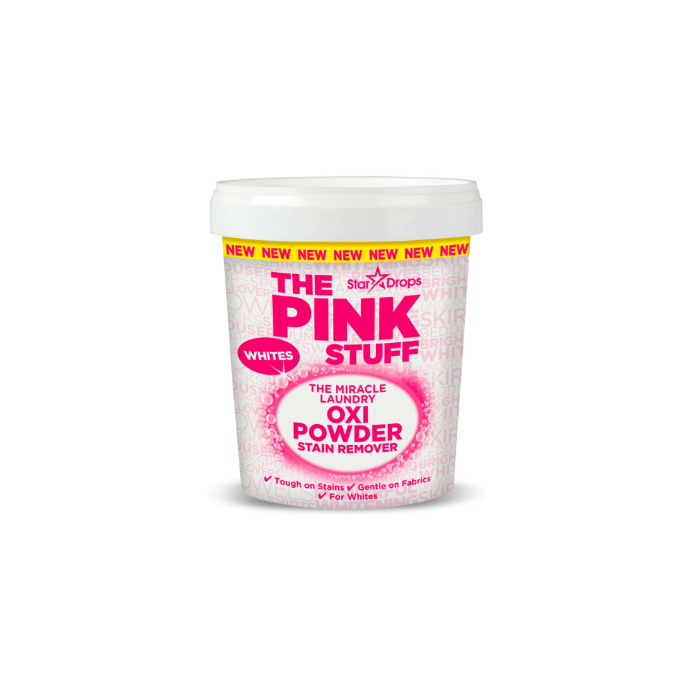 THE PINK STUFF pulveris traipu tīrīšanai baltai veļai 1kg