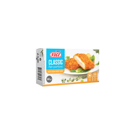 Zivju porcijas Viči ar sieru, panējumā 300g