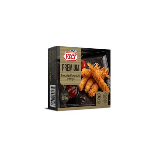 Garneles Torpedo Viči saldētas, panētas 300g