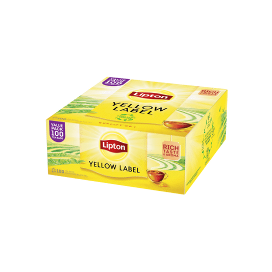 Melnā tēja LIPTON Yellow Label 100x2g