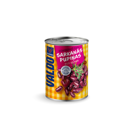 Konserv. pupiņas VALDO sarkanās 400g
