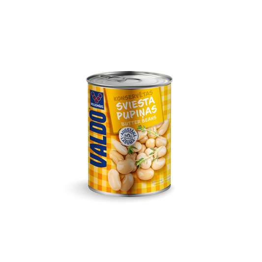 Konserv. pupiņas VALDO sviesta 400g