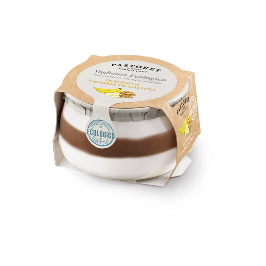 Jogurts BIO ar banāniem/cepumiem Pastoret 140g
