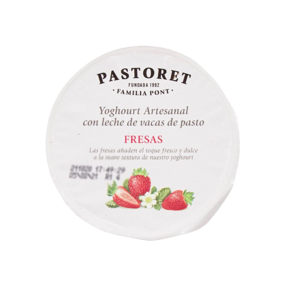 Jogurts zemeņu Pastoret 125g