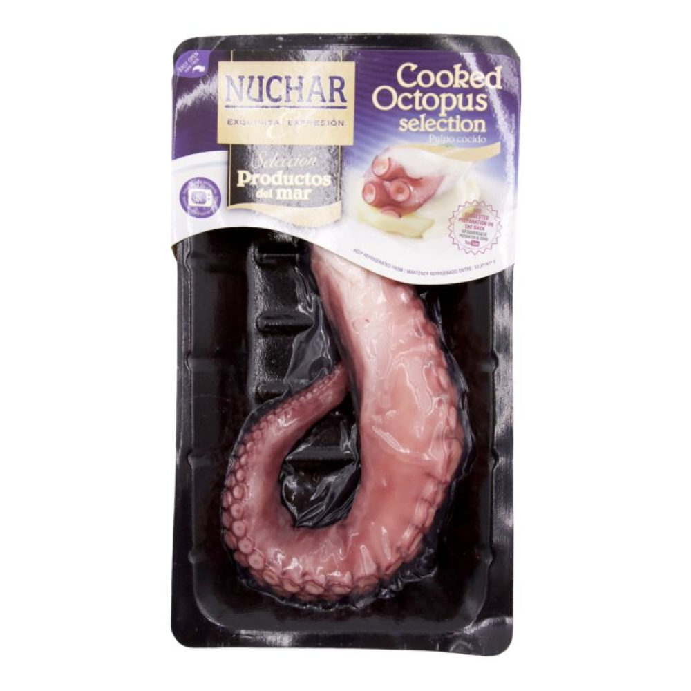 Astoņkāja kāja pagatavota (octopus Vulgaris) Foncasal 190g