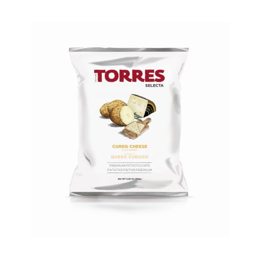 Čipsi kartupeļu ar nogatavināta siera garšu TORRES 150g