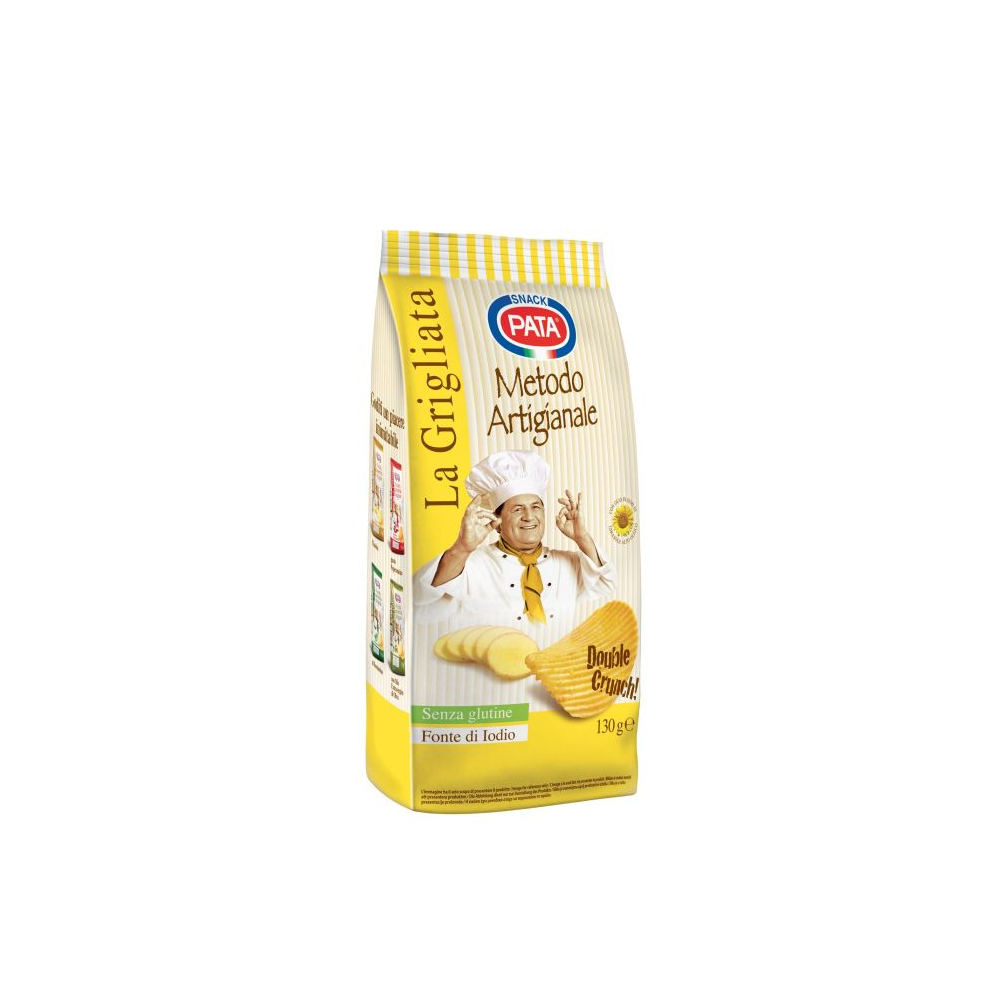 Čipsi kartupeļu Double Crunch 130g PATA