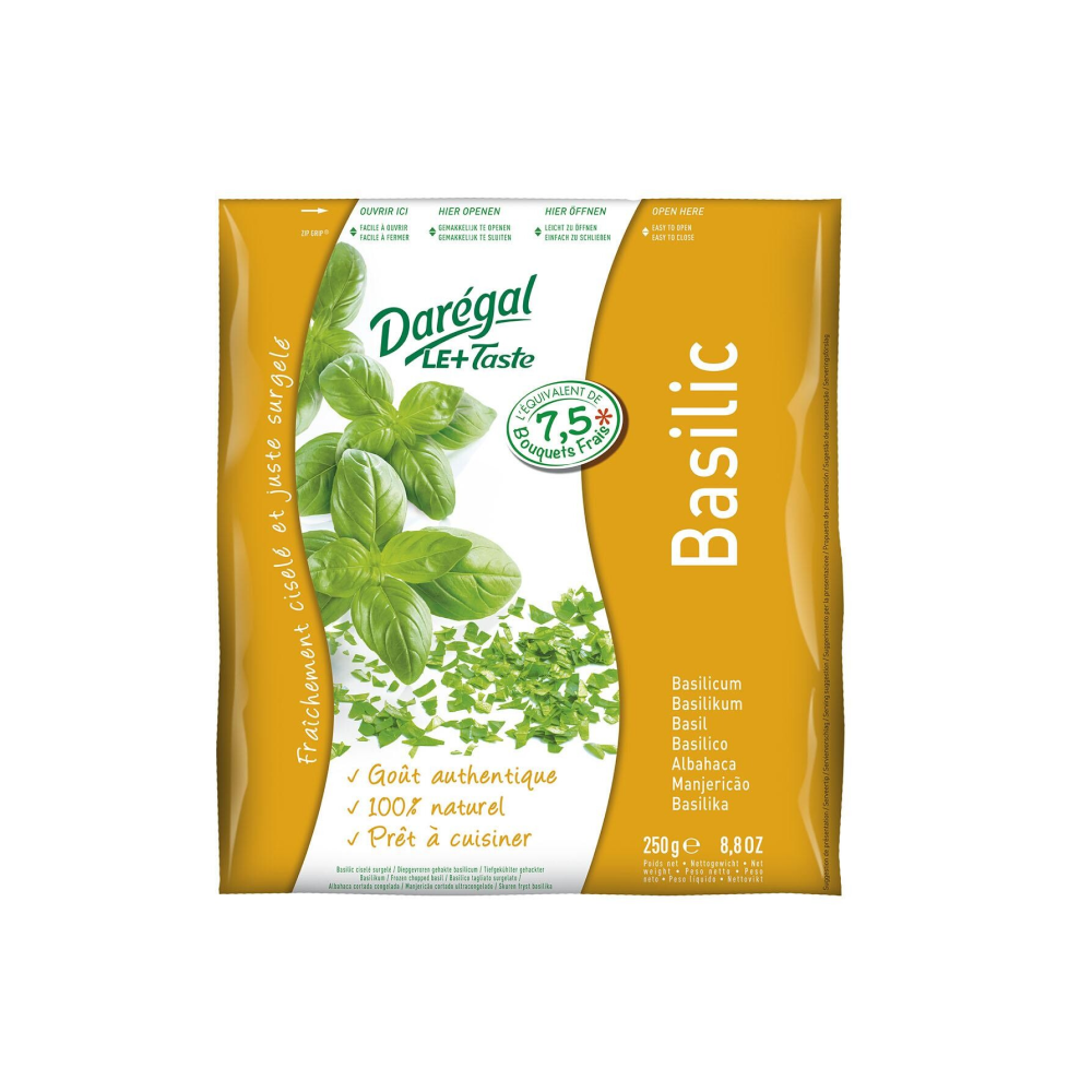 Baziliks, sagr., sald., IQF, 250g, Daregal