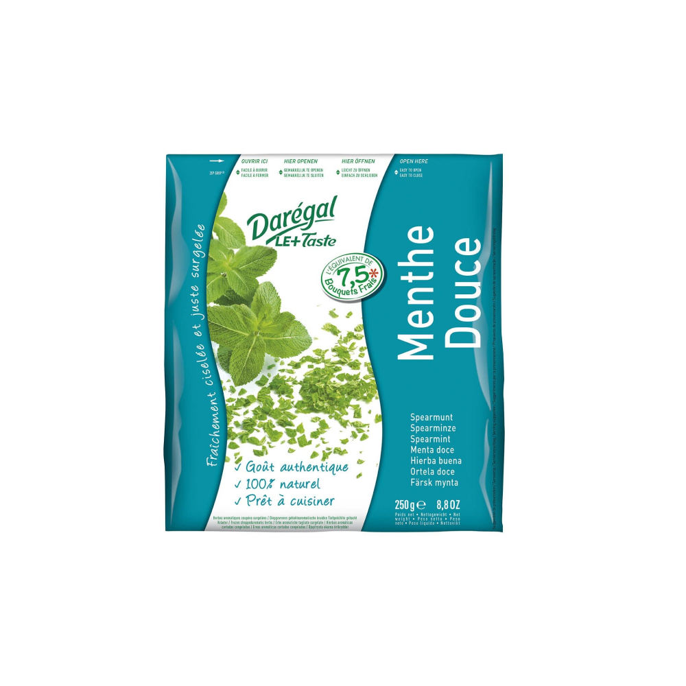 Piparmētra, sagr., sald., IQF, 250g, Daregal