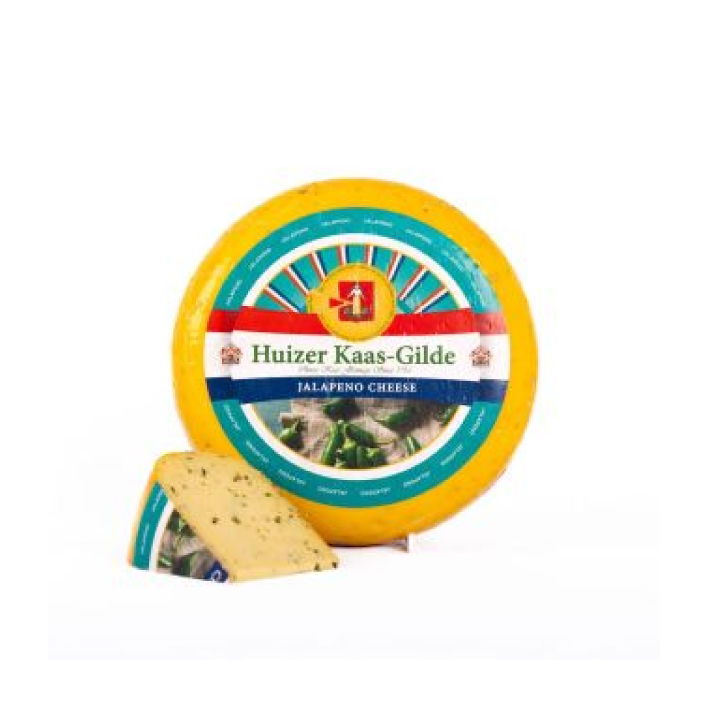 Siers Dutch ar Jalapeno, no govs piena,50%, 250g, Visser Kaas