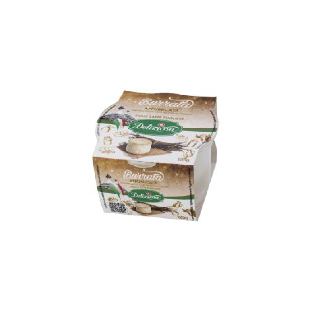 Siers Burrata, kūp., 125g, Deliziosa