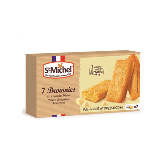 Kēkss ST MICHEL Brownies ar balto šokolādi 210g