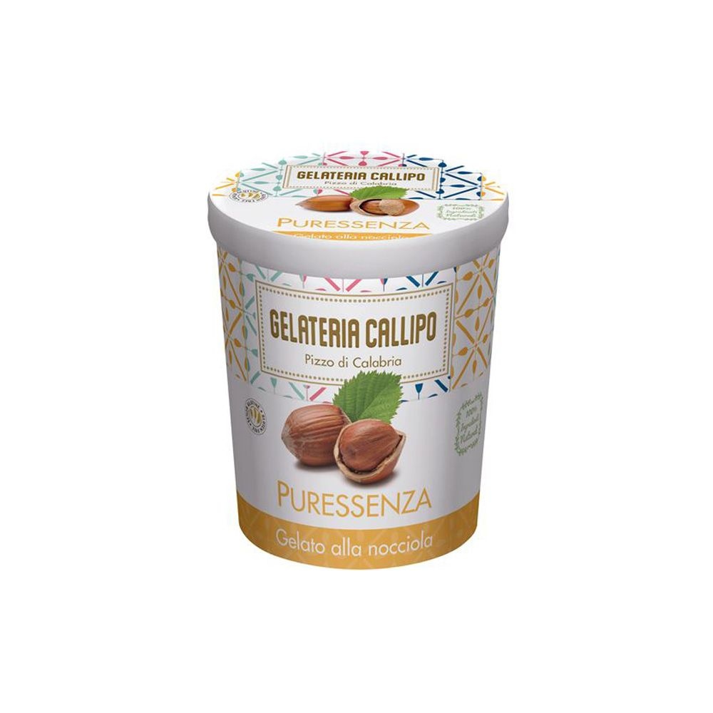 Saldējums Puressenza Hazelnuts, 310g, Callipo Gelateria