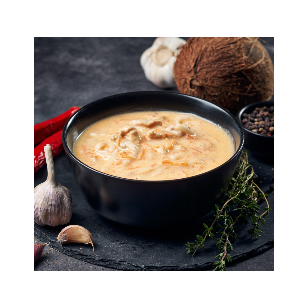 Zupa kokosa piena ar cāļa gaļu 280g Lido