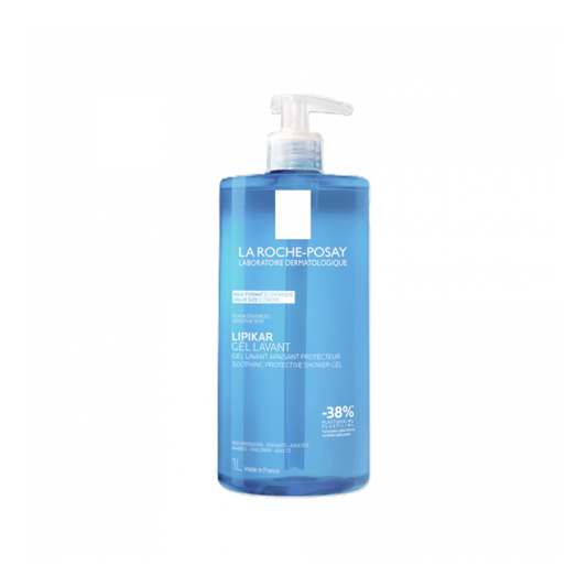 LA ROCHE POSAY ādu nomierinoša dušas želeja LIPIKAR GEL LAVANT, 1 l