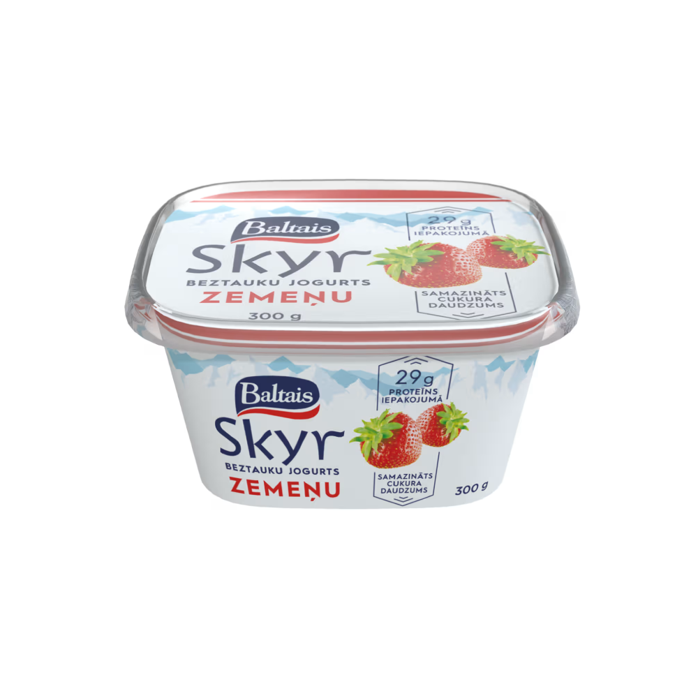 Jogurts Baltais Skyr zemeņu 300g